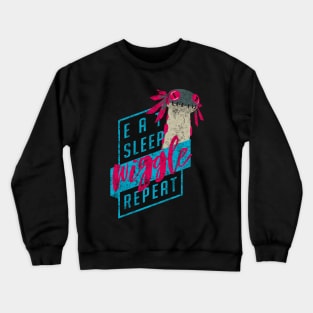 Eat. Sleep. WIGGLE. Repeat. - Vintage Crewneck Sweatshirt